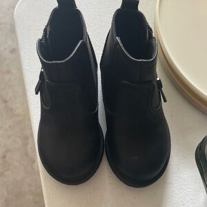 Wonder Nation Black Kids Boots